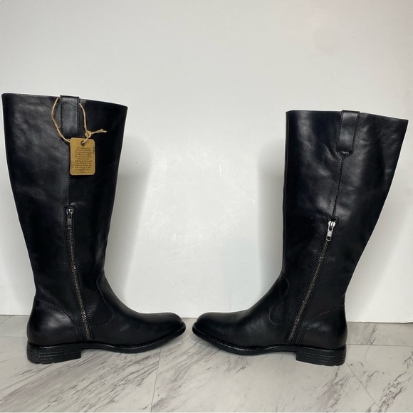 New! Born Shaunie Black Leather Riding Boot 6 1/2 M - Picture 6 of 15
